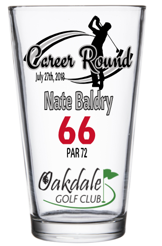 Career Round Pint Glass